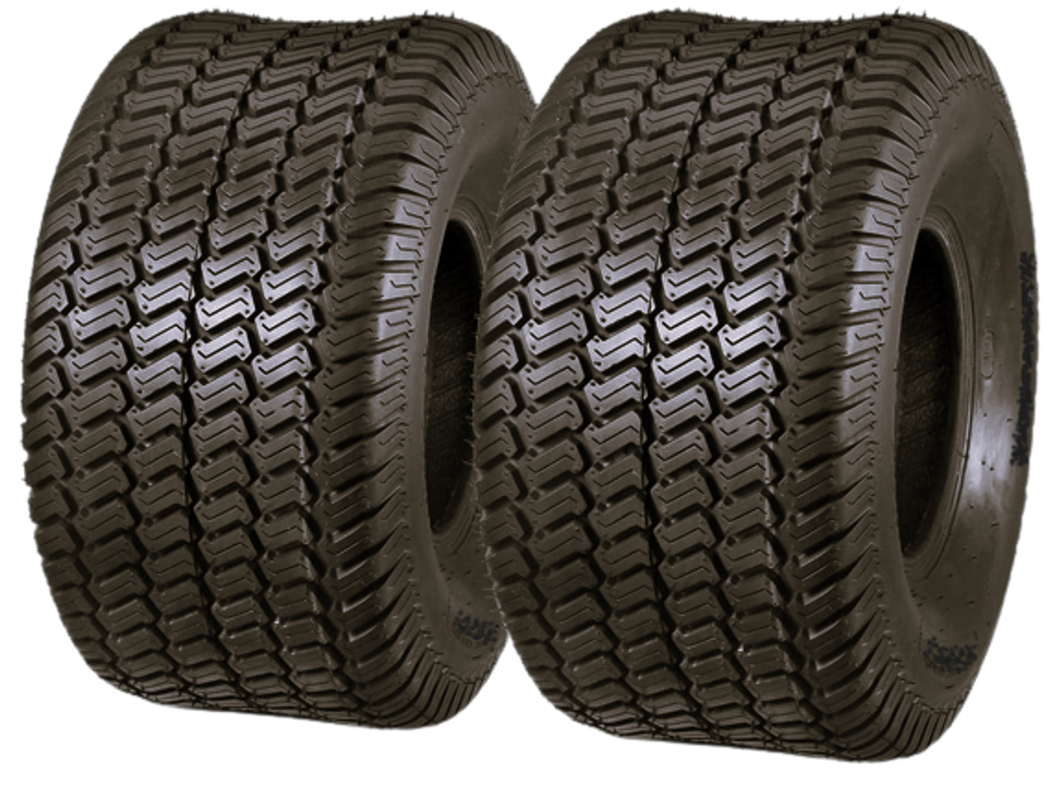 2 Tires of HORSESHOE 20x8.00-10 20x8x10 6Ply Heavy Duty Turf Rider Lawn Mower & Tractor Tires 2080010 T198
