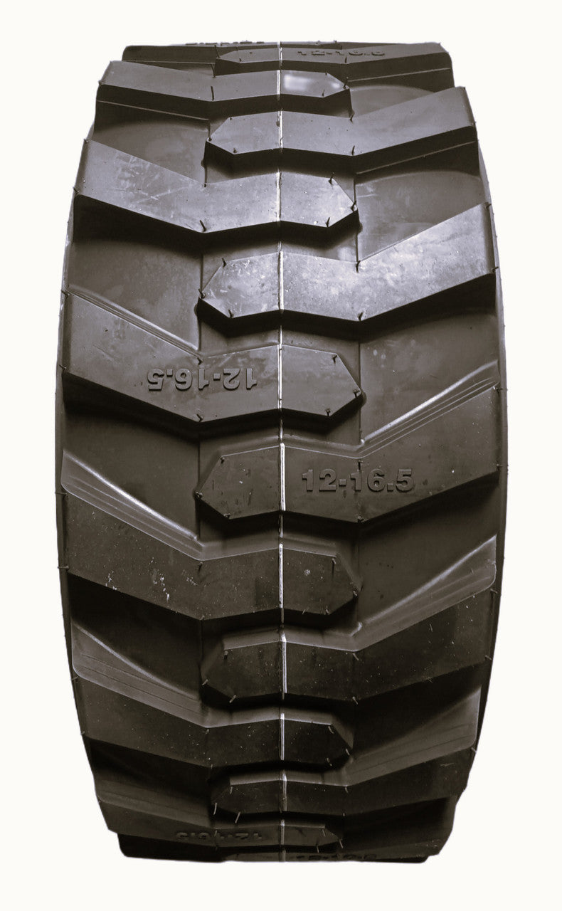 12-16.5 Skid Steer Loader Tubeless Tire w/Rim-Guard 14 Ply Rating Heavy Duty G Load 305/70-16.5 12x16.5 NHS R-4 SKS1 L2/G2/E2 T168 12 16.5